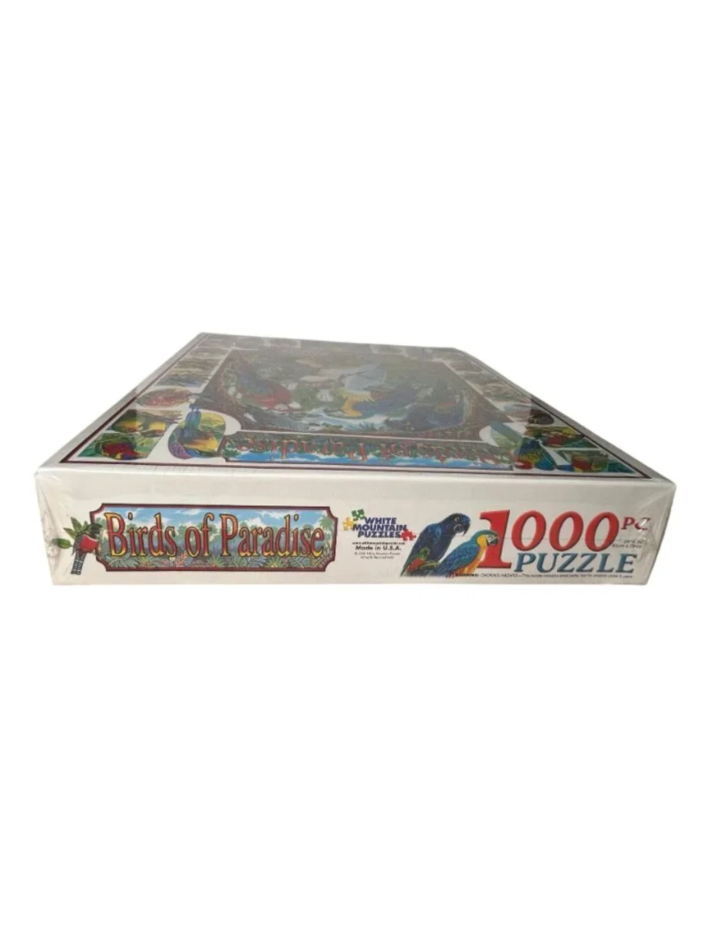 NEW Birds Of Paradise 1000 Piece Puzzle White Mountain Puzzles Tropical Bird USA